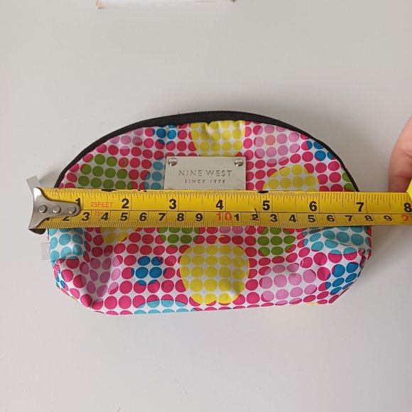 Nine West Multicolor Cosmetics Bag Makeup Bag Travel Organizer Bag - Picture 3 of 6